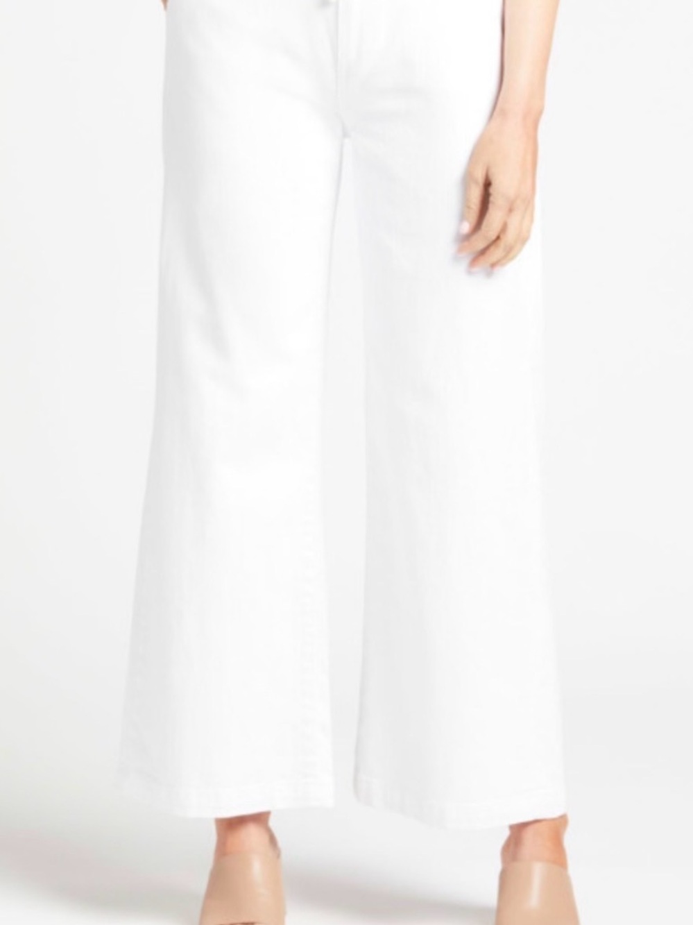 Paige Carly Wide-Leg White Women’s Pants